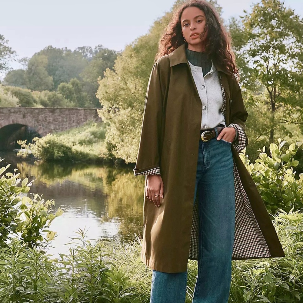 LOFT Twill Barn Coat